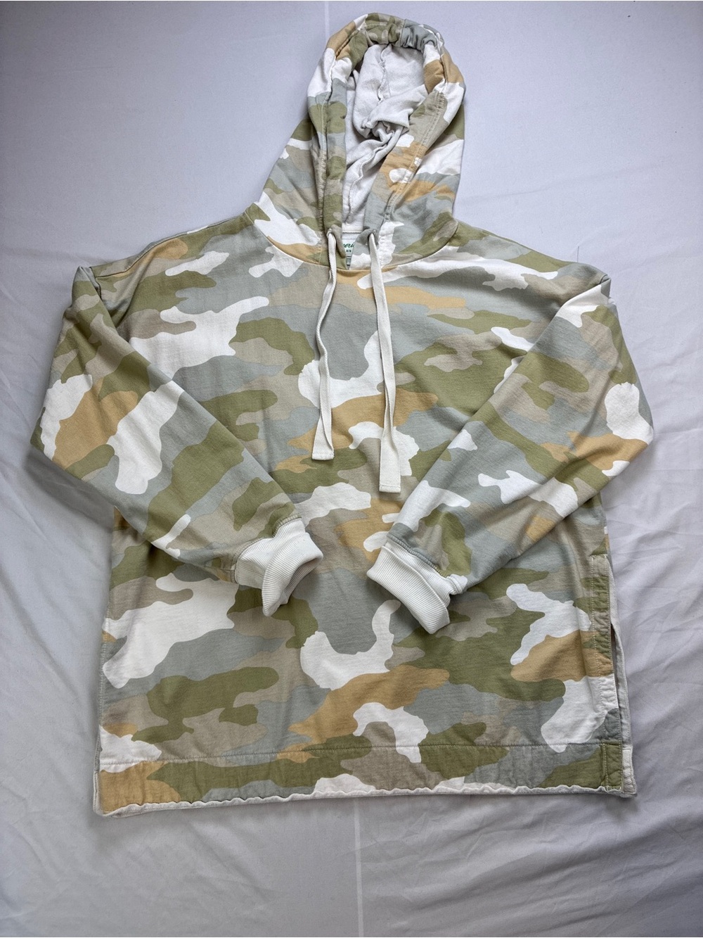 Aerie Oversized Sunwashed Desert Camo Hoodie